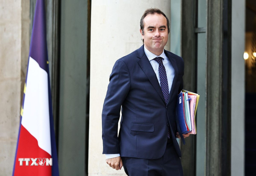 Ông Sebastien Lecornu tại Điện Elysee ở Paris, ngày 4/9. Ảnh: THX/TTXVN