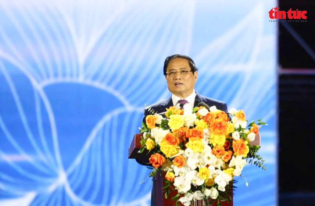 Thủ tướng Chính phủ Phạm Minh Chính phát biểu tại chương trình.