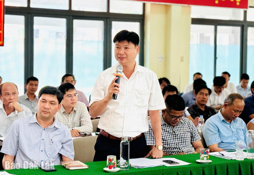 Ông Nguyễn Quốc Thắng, Chủ tịch UBND phường Bình Kiến nếu một số vướng mắc trong lĩnh vực quản lý xây dựng tại địa phương.