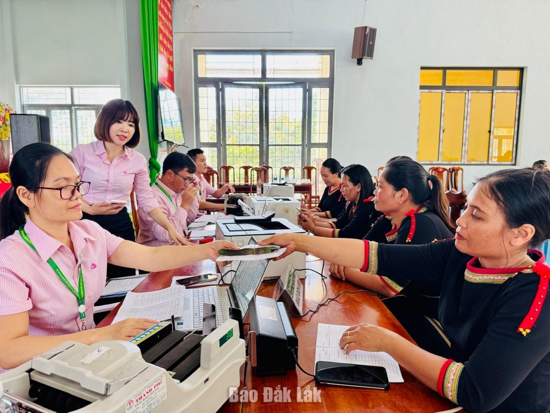 Hoạt động giao dịch Ngân hàng Chính sách xã hội trên địa bàn xã Ea Tul