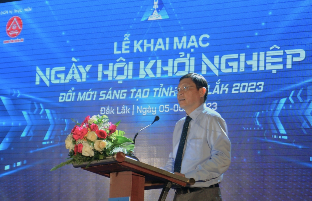 Nguyễn Tuấn Hà, Phó Chủ tịch Thường trực UBND tỉnh, Trưởng Ban Tổ chức Ngày hội khởi nghiệp đổi mới sáng tạo tỉnh