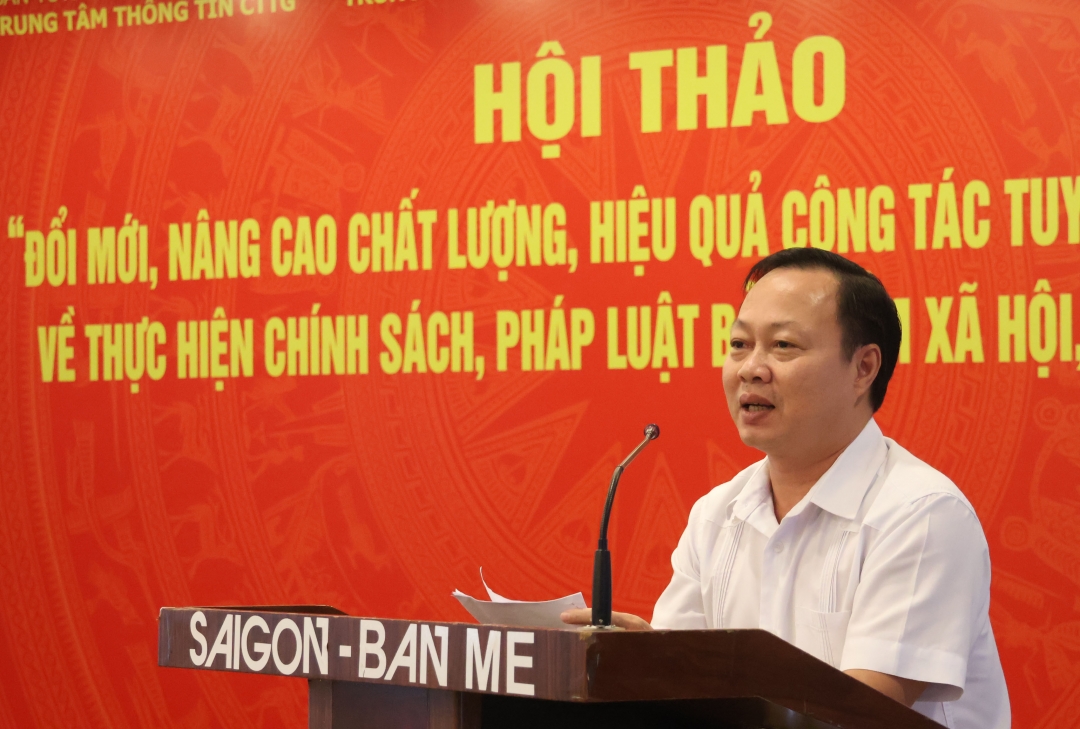 Tỉnh ủy viên, Phó Trưởng ban Thường trực Ban Tuyên giáo Tỉnh ủy Huỳnh Chiến Thắng