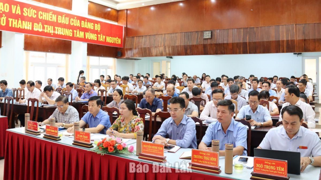 Đại biểu tham dự hội nghị.