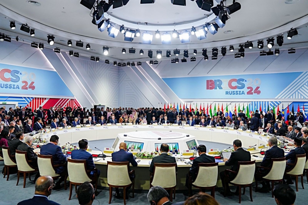 Toàn cảnh Hội nghị cấp cao Nhóm BRICS tại Kazan, Nga ngày 23/10/2024. Ảnh: ANI/TTXVN