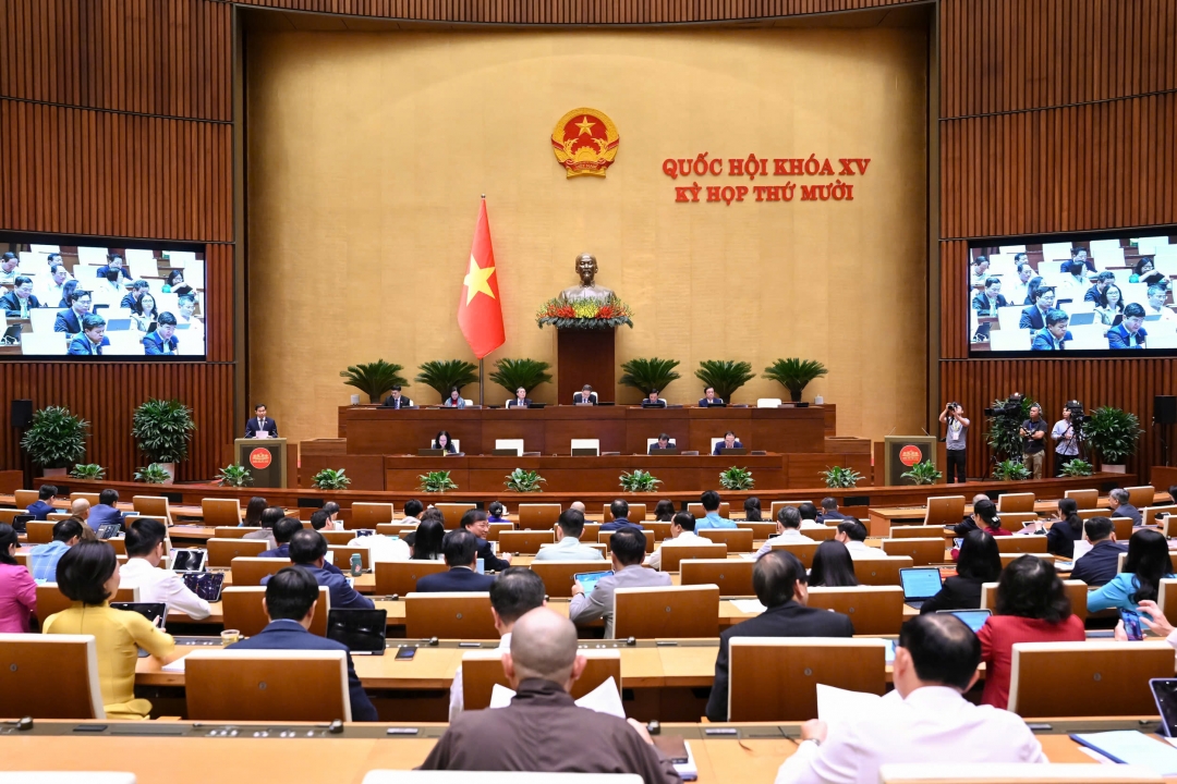 Quang cảnh phiên làm việc. Ảnh: quochoi.vn