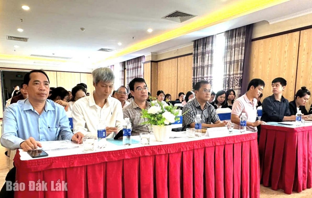 Các đại biểu tham gia buổi tập huấn.