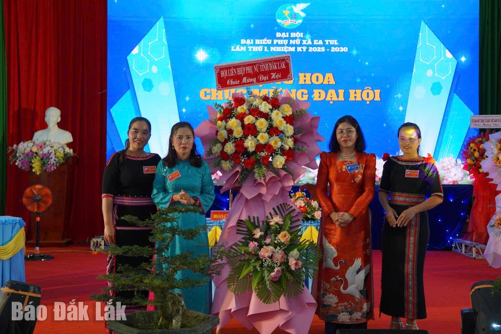 Bà Thái Thị Anh Hoà, Đảng ủy viên, Phó Chủ tịch Ủy ban MTTQ Việt Nam xã được chỉ định giữ chức Chủ tịch Hội LHPN xã Ea Tul, nhiệm kỳ 2025 – 2030