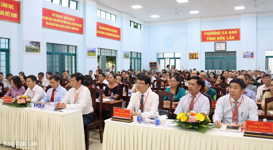 Đại biểu tham dự tại đại hội.