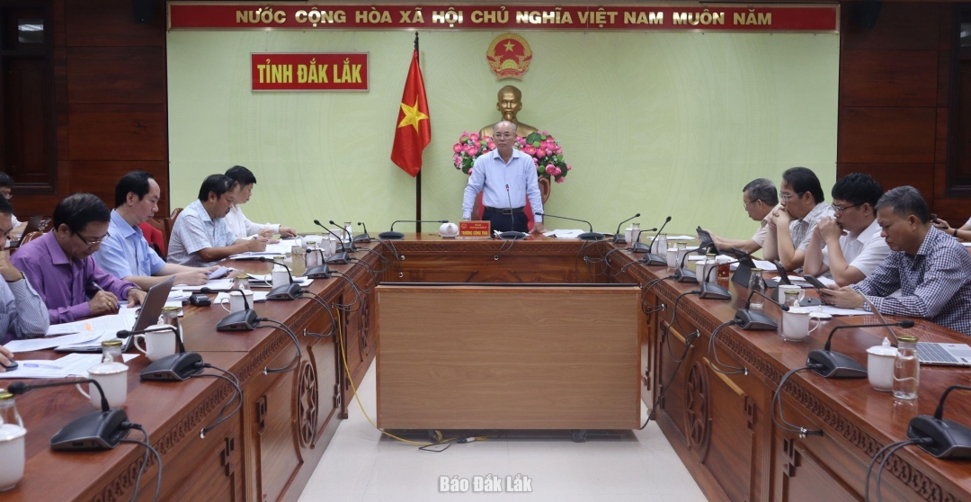 Các đại biểu dự cuộc họp.