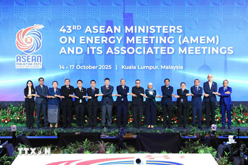 Các đại biểu tại cuộc họp quan chức cấp cao về năng lượng của ASEAN. Ảnh: TTXVN