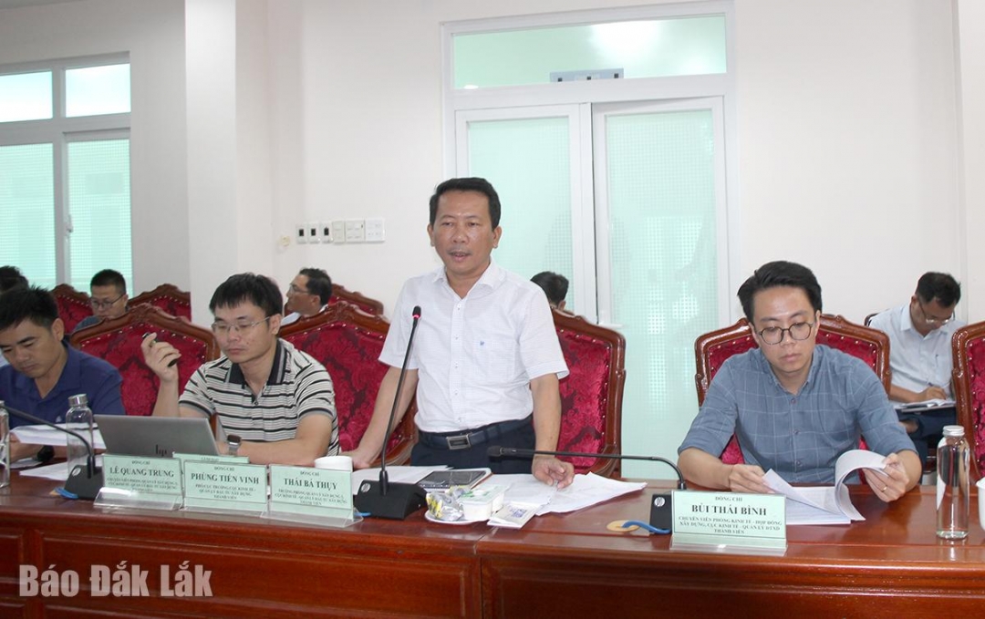 Ông Nguyễn Văn Long, Phó Giám đốc phụ trách Ban Quản lý dự án 85 nêu một số khó khăn trong quá trình triển khai dự án.