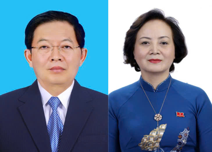 Hai tân Phó Thủ tướng Hồ Quốc Dũng và Phạm Thị Thanh Trà. Ảnh: chinhphu.vn