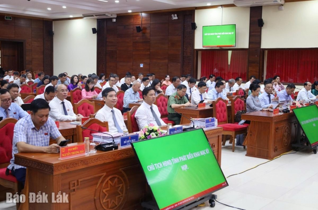 Các đại biểu tham dự kỳ họp.