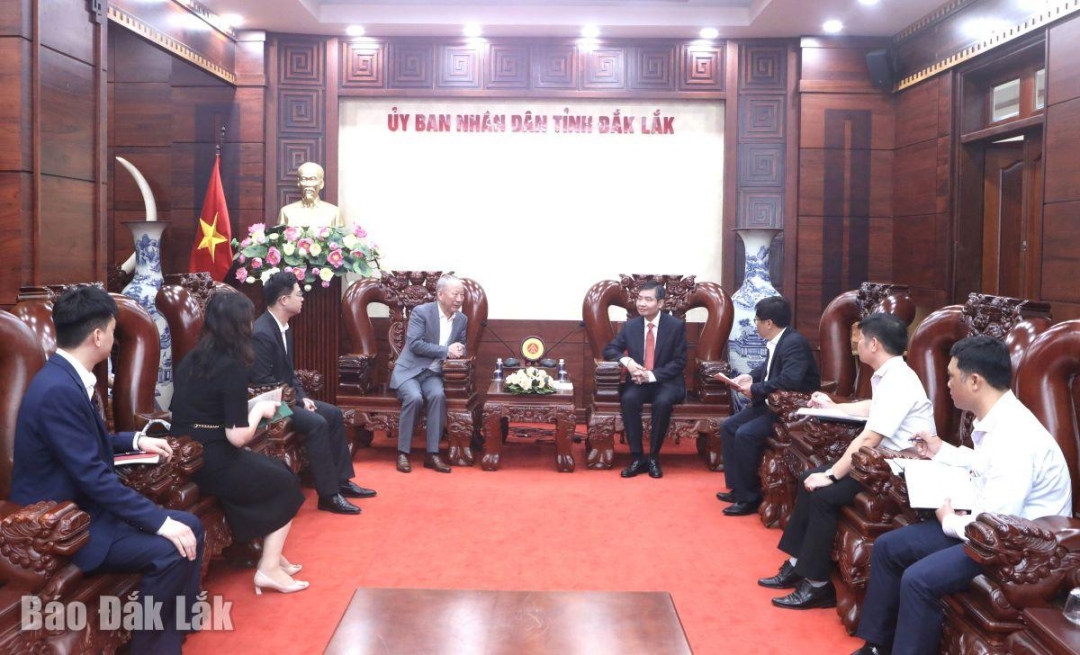 Các đại biểu tham dự buổi làm việc.