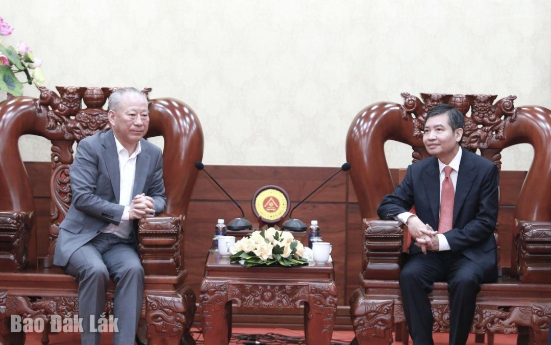 Phó Bí thư Tỉnh ủy, Chủ tịch UBND tỉnh Tạ Anh Tuấn đã thông tin khái quát với đoàn công tác của Tập đoàn Xây dựng Thái Bình Dương về tình hình kinh tế - xã hội và các tiềm năng, lợi thế của tỉnh