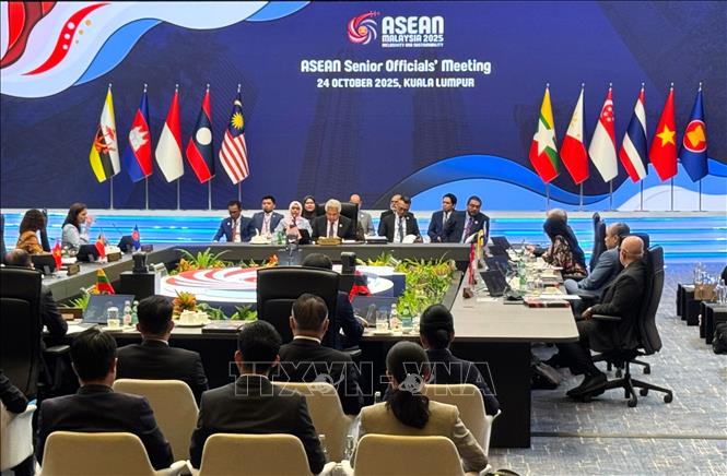 Quang cảnh Hội nghị quan chức cấp cao ASEAN. Ảnh: Viên Luyến/PV TTXVN tại Malaysia
