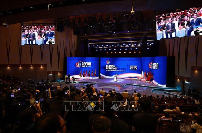 Lễ bế mạc Hội nghị Cấp cao ASEAN lần thứ 47 và các Hội nghị Cấp cao liên quan. Ảnh: TTXVN