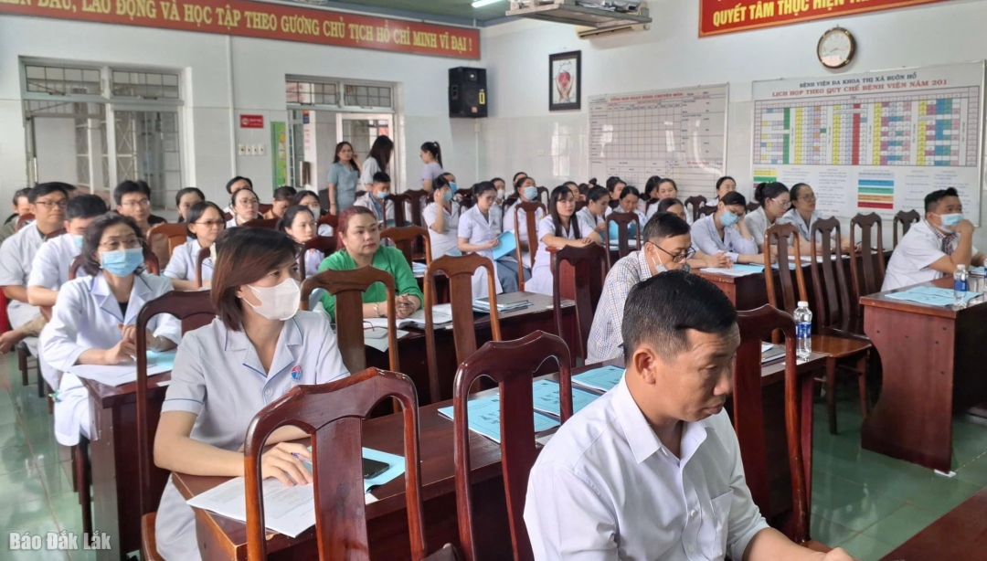 Các học viên tham gia lớp huấn luyện