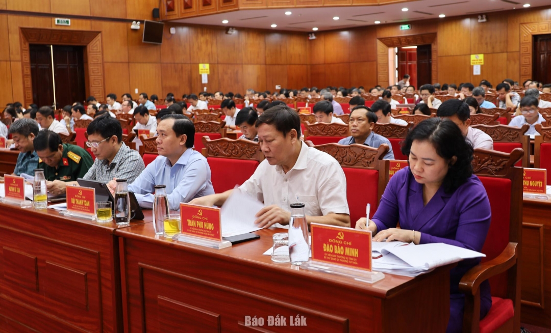 Các đại biểu dự hội nghị.