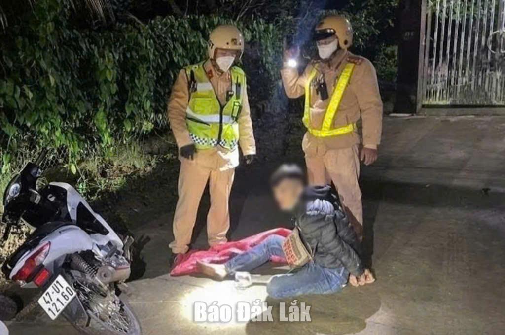 Đối tượng N.T.S. tại thời điểm kiểm tra.