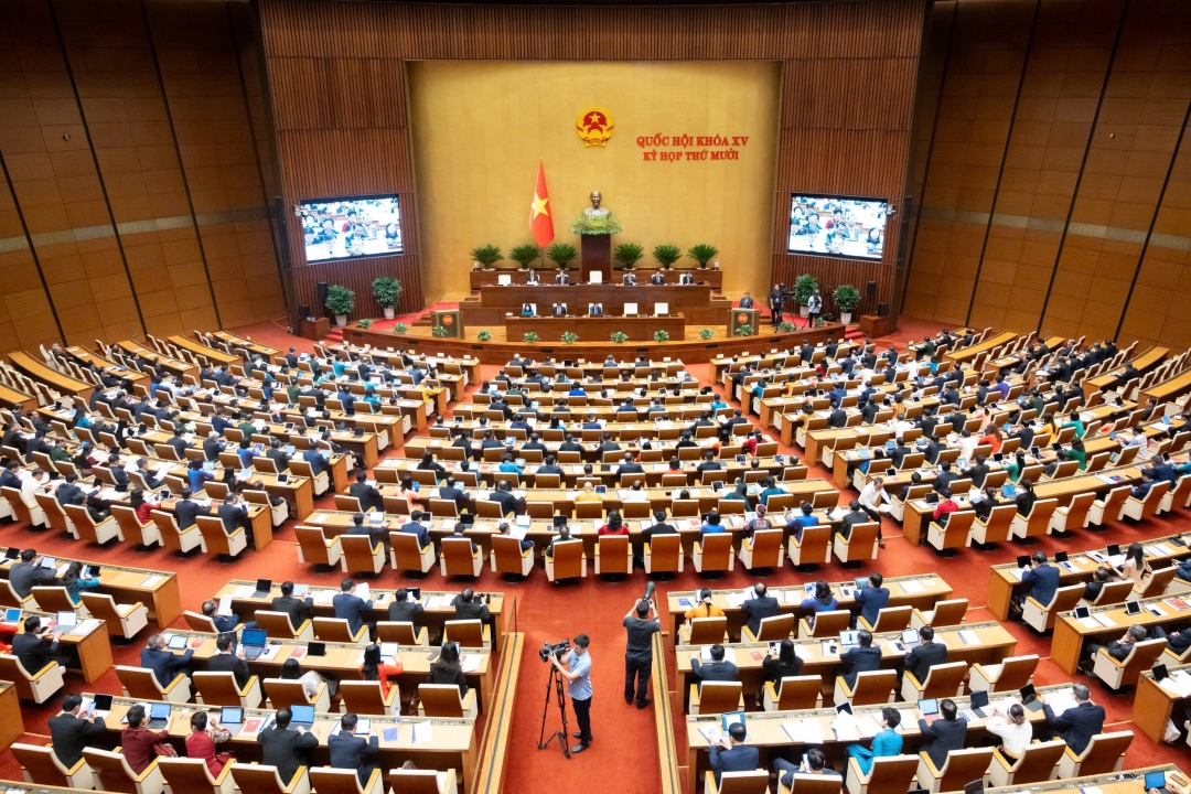Quang cảnh phiên khai mạc. Ảnh: quochoi.vn