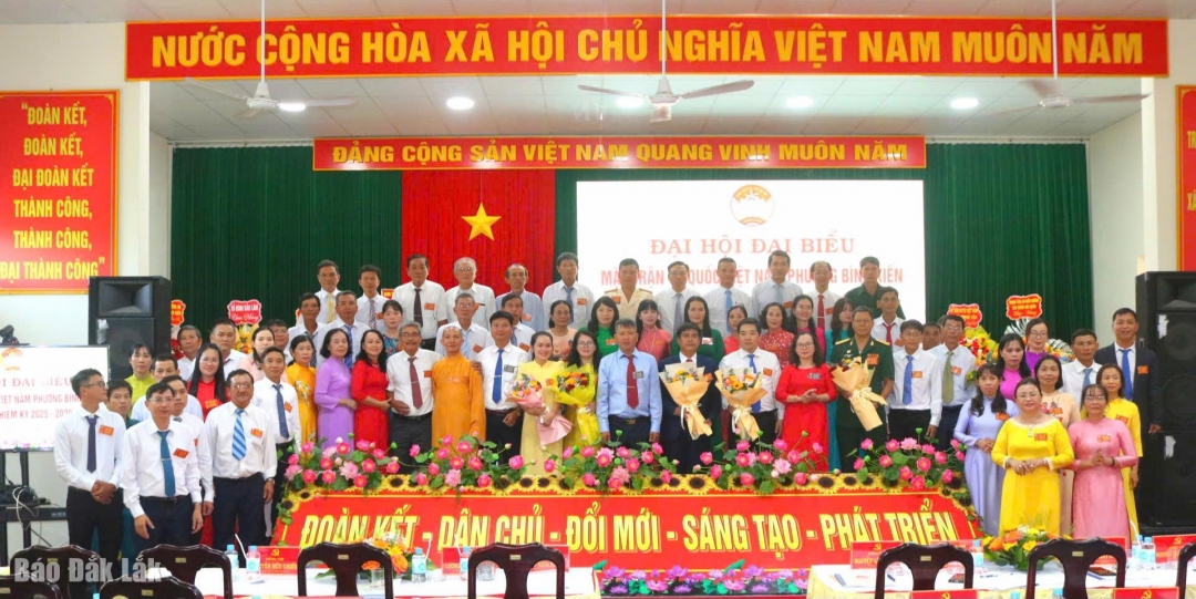 Ủy ban MTTQ Việt Nam phường Bình Kiến khóa I, nhiệm kỳ 2025 – 2030 ra mắt đại hội.