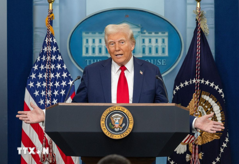 Tổng thống Mỹ Donald Trump. Ảnh: TTXVN