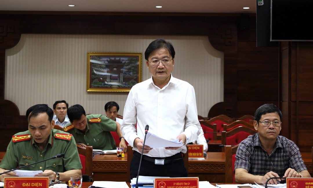 Ông Nguyễn Hoài Dương, Giám đốc Sở NN-PTNT