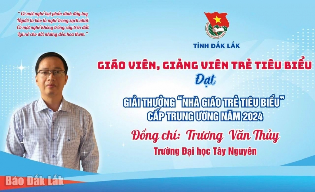 Thầy giáo Trương Văn Thuỷ.