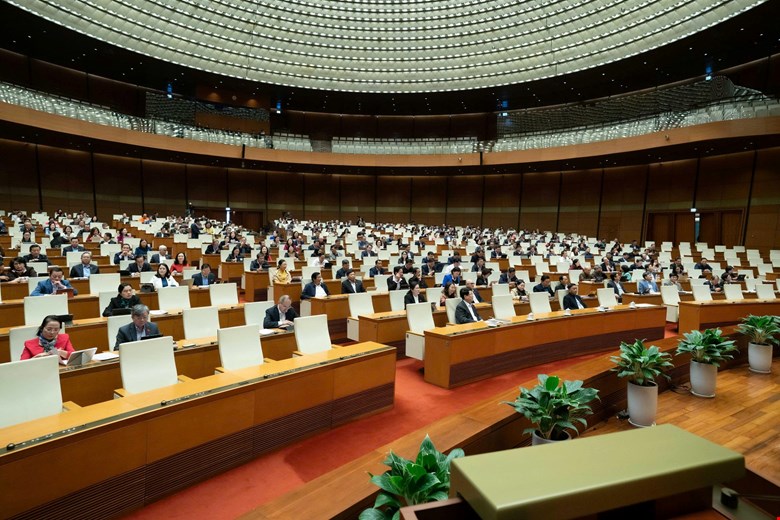 Đại biểu tham dự phiên làm việc. Ảnh: quochoi.vn