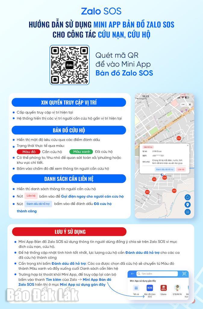 Hướng dẫn sử dụng ứng dụng SOS – Chia sẻ vị trí khẩn cấp trên ứng dụng Zalo