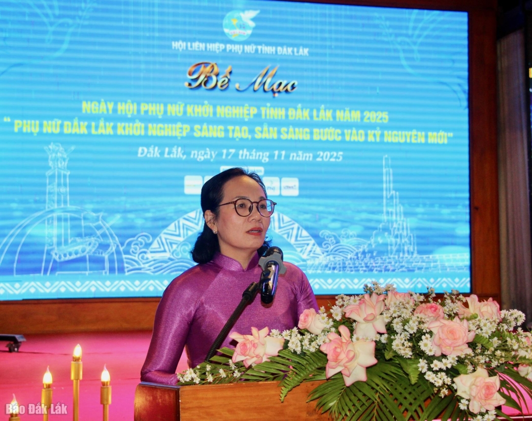 Chủ tịch Hội LHPN tỉnh Nguyễn Thị Hồng Thái