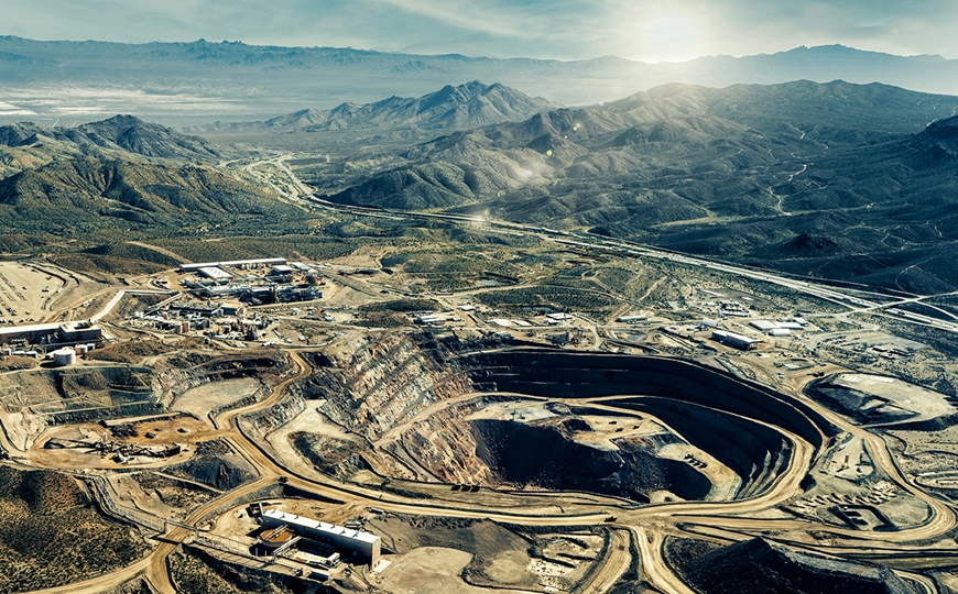 Toàn cảnh mỏ đất hiếm Mountain Pass của Mỹ. Ảnh: Business Wire