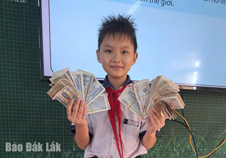 em Nguyễn Bảo Đạt, lớp 5A, Trường Tiểu học Ngô Gia Tự (phường Thành Nhất) 