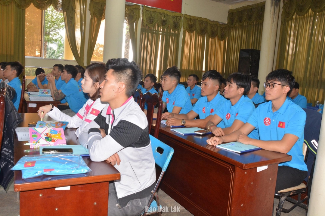 Học viên tham gia lớp tập huấn.