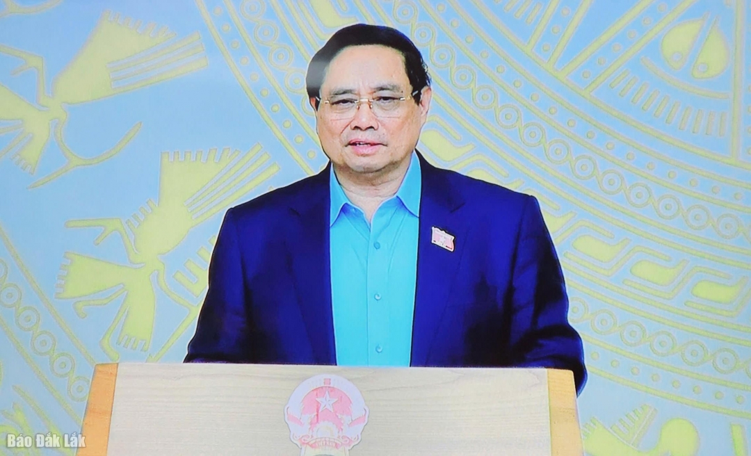 Phát biểu kết luận tại phiên họp, Thủ tướng Chính phủ Phạm Minh Chính