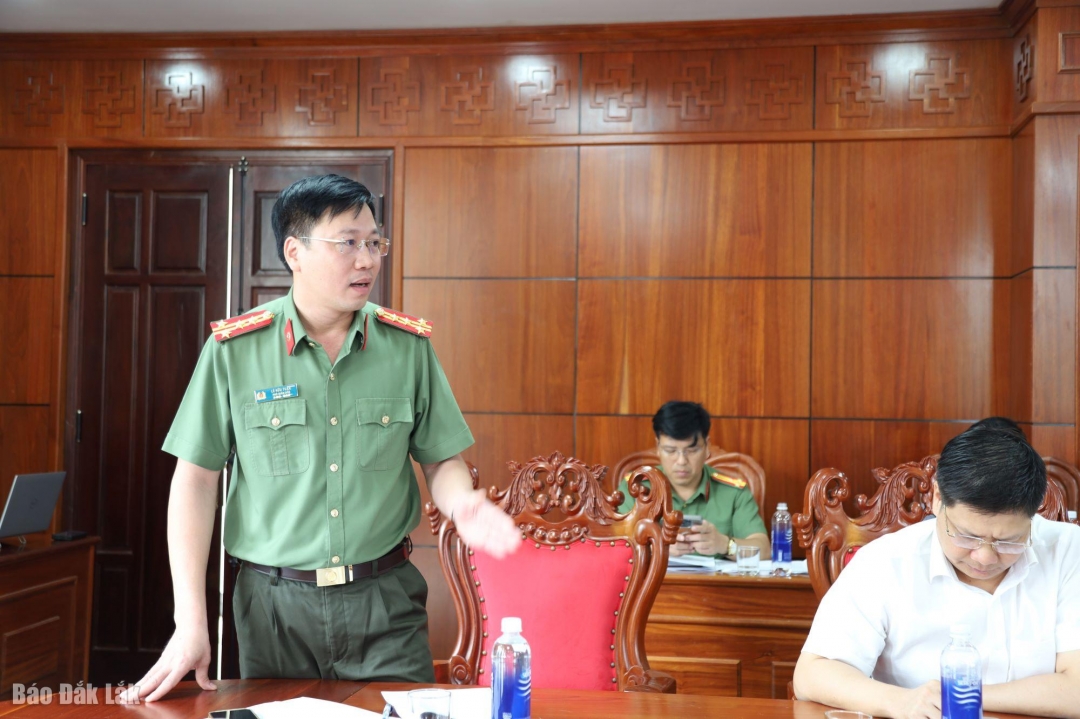 Công an tỉnh đề xuất mốt số giải pháp giải quyết.