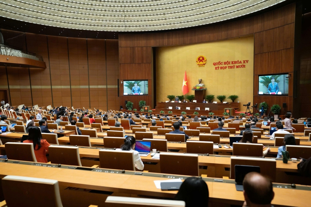 Toàn cảnh phiên họp. Ảnh: quochoi.vn