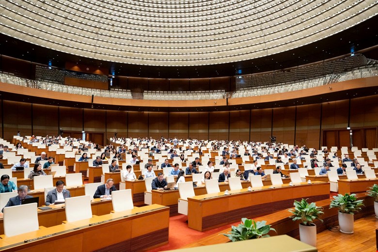  Các đại biểu tham dự phiên họp. Ảnh: quochoi.vn