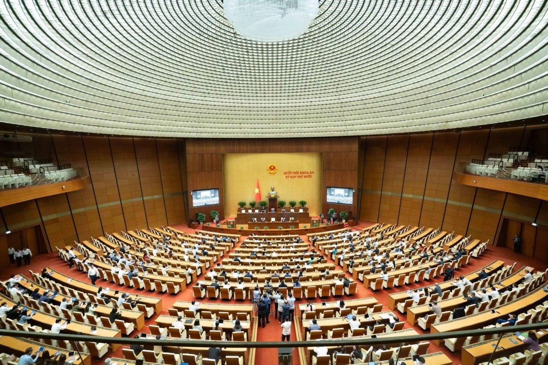 Toàn cảnh phiên họp. Ảnh: quochoi.vn