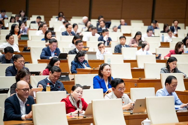 Các đại biểu tham dự phiên thảo luận. Ảnh: quochoi.vn