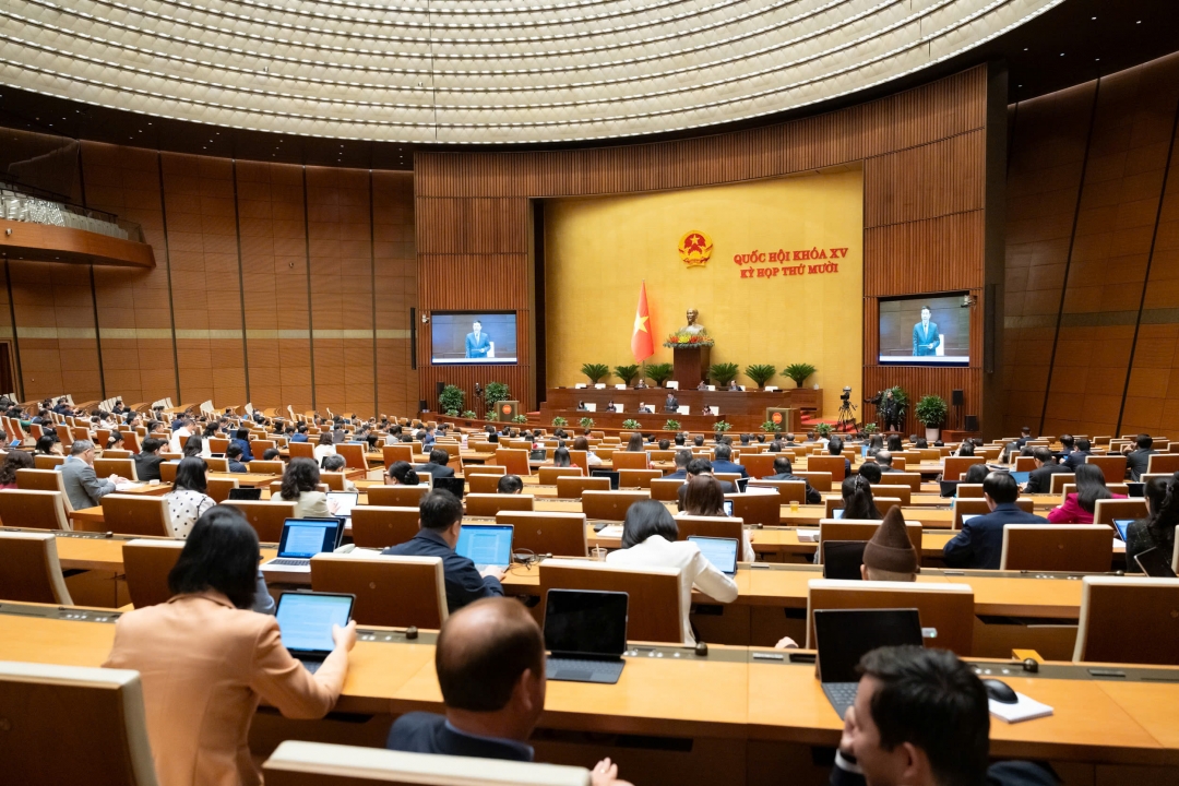 Toàn cảnh phiên thảo luận. Ảnh: quochoi.vn