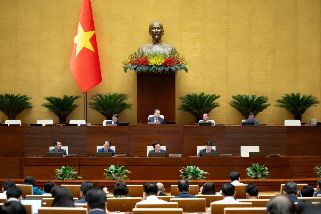 Đại biểu tham dự phiên làm việc. Ảnh: quochoi.vn