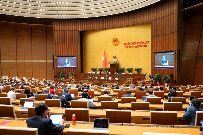 Quang cảnh phiên họp. Ảnh: quochoi.vn