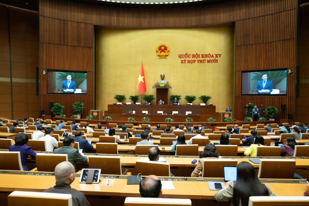 Quang cảnh phiên làm việc. Ảnh: quochoi.vn