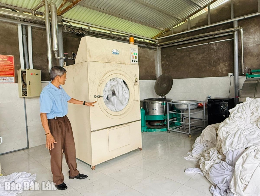 Khách sạn Sài Gòn - Phú Yên đã nỗ lực đưa vào vận hành hệ thống giặt sấy để phục vụ du khách.