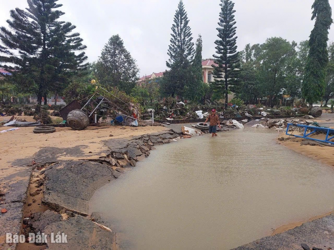 rường THCS Lê Trung Yên, xã Hòa Xuân