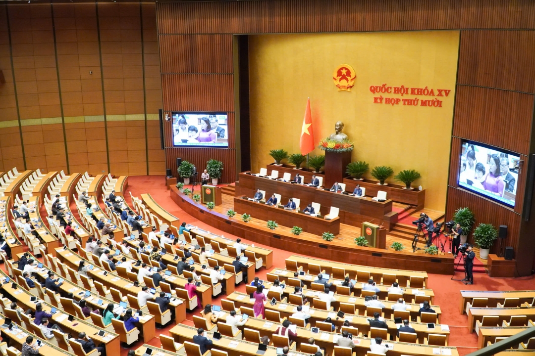 Quang cảnh phiên làm việc. Ảnh: quochoi.vn