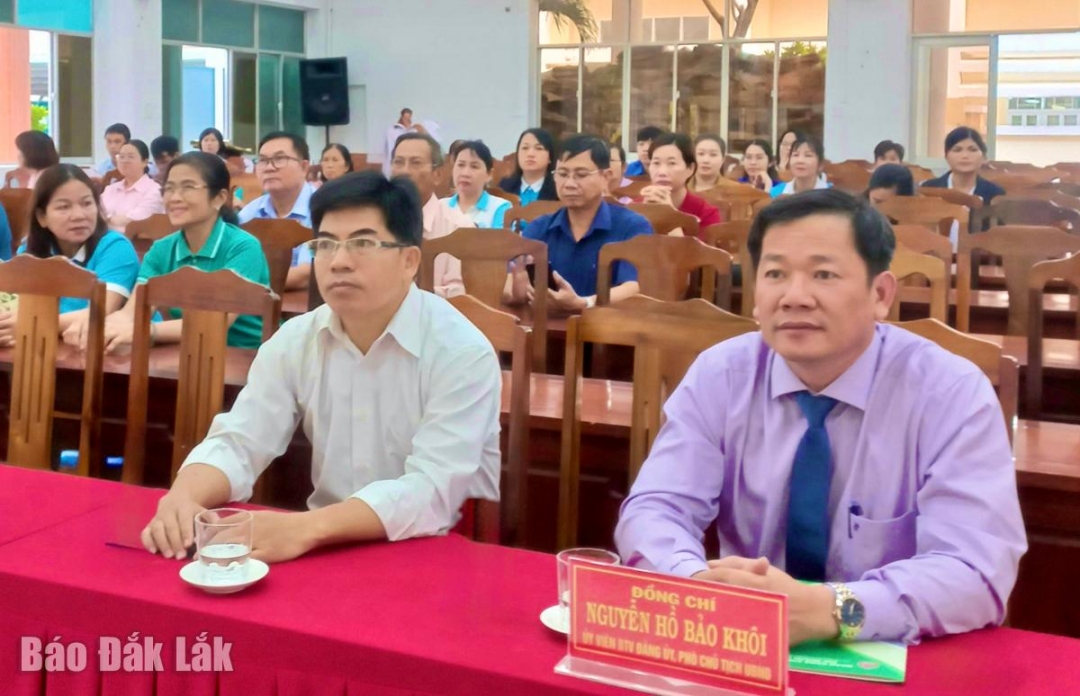 Các đại biểu tham dự lễ phát động. Ảnh: Thanh Phương