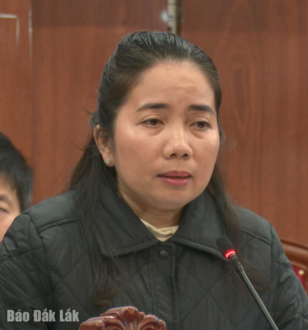 Bà Đặng Thị Thủy, PHó Giám đốc Sở Nông nghiệp và Môi trường.